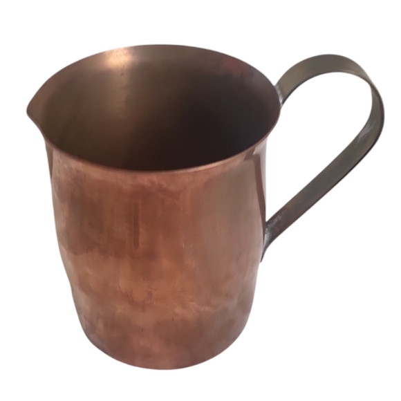 CopperCraft Guild 4" Pitcher Brass Handle - Picture 1 of 4